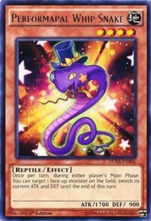 Performapal Whip Snake [DUEA-EN006] Rare - Yu-Gi-Oh! - Card Brawlers | Quebec | Canada |