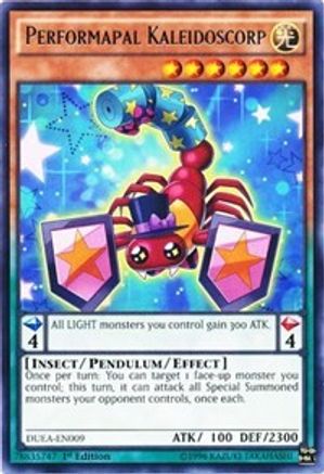 Performapal Kaleidoscorp [DUEA-EN009] Rare - Yu-Gi-Oh! - Card Brawlers | Quebec | Canada |