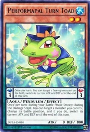 Performapal Turn Toad [DUEA-EN010] Rare - Yu-Gi-Oh! - Card Brawlers | Quebec | Canada |