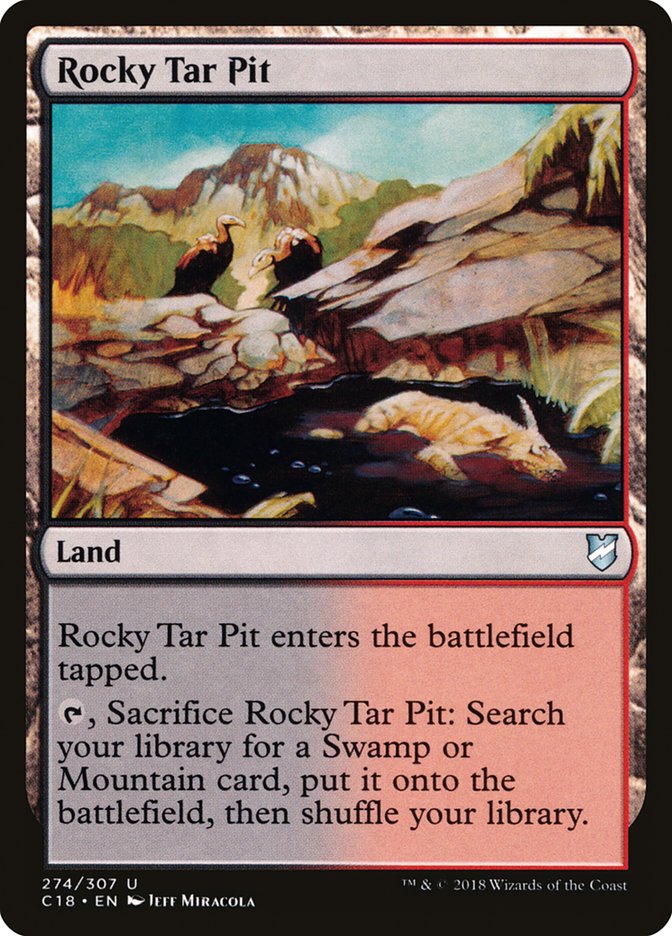 Rocky Tar Pit [Commander 2018] - Magic: The Gathering - Card Brawlers | Quebec | Canada |