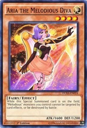 Aria the Melodious Diva [DUEA-EN014] Common - Yu-Gi-Oh! - Card Brawlers | Quebec | Canada |