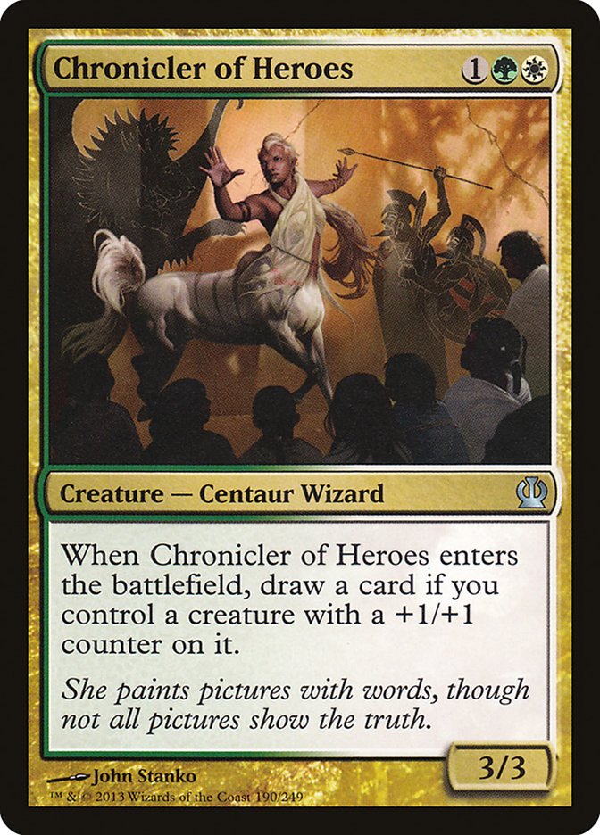 Chronicler of Heroes [Theros] - Magic: The Gathering - Card Brawlers | Quebec | Canada |