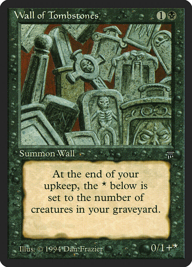 Wall of Tombstones [Legends] - Magic: The Gathering - Card Brawlers | Quebec | Canada |