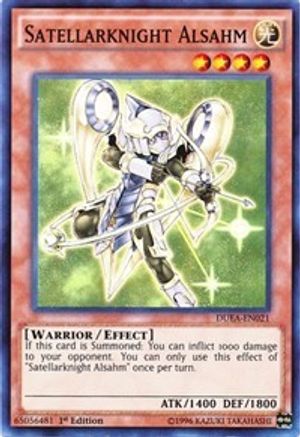 Satellarknight Alsahm [DUEA-EN021] Super Rare - Yu-Gi-Oh! - Card Brawlers | Quebec | Canada |