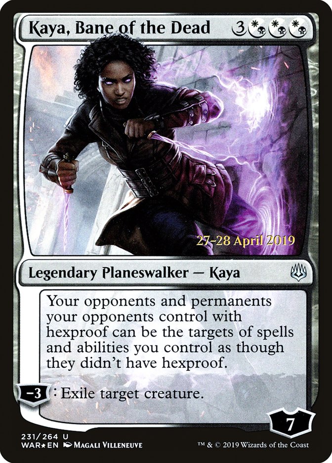 Kaya, Bane of the Dead [War of the Spark Prerelease Promos] - Magic: The Gathering - Card Brawlers | Quebec | Canada |