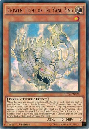 Chiwen, Light of the Yang Zing [DUEA-EN032] Ultra Rare - Yu-Gi-Oh! - Card Brawlers | Quebec | Canada |