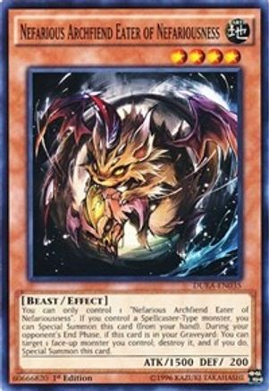 Nefarious Archfiend Eater of Nefariousness [DUEA-EN035] Common - Yu-Gi-Oh! - Card Brawlers | Quebec | Canada |