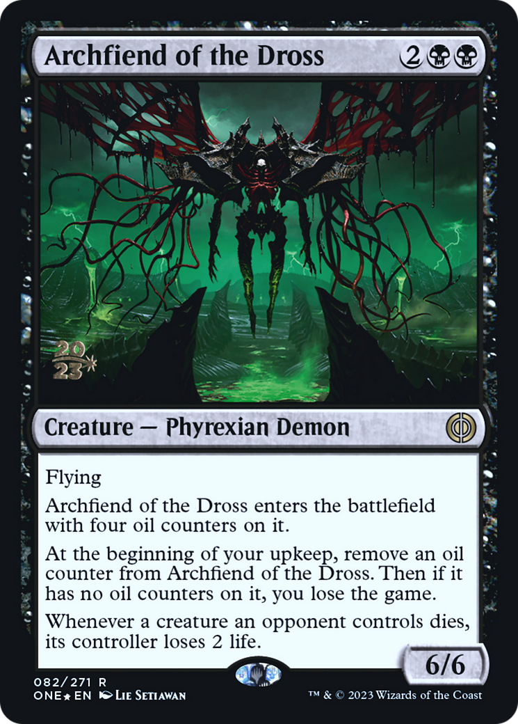Archfiend of the Dross [Phyrexia: All Will Be One Prerelease Promos] - Magic: The Gathering - Card Brawlers | Quebec | Canada |