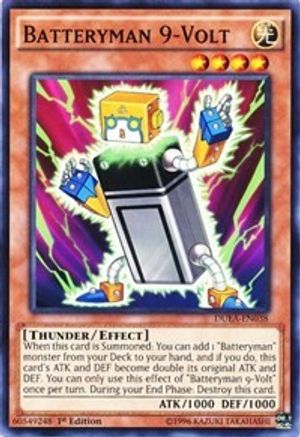 Batteryman 9-Volt [DUEA-EN038] Common - Yu-Gi-Oh! - Card Brawlers | Quebec | Canada |