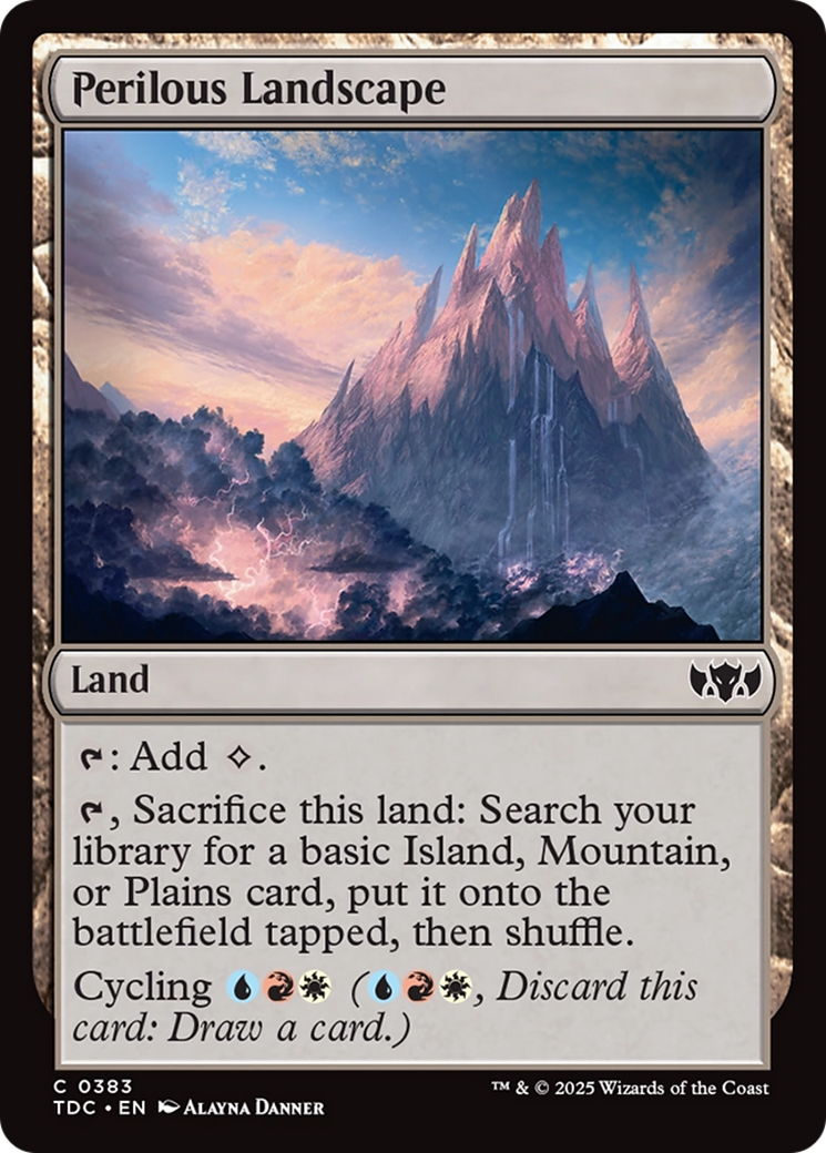 Perilous Landscape [Tarkir: Dragonstorm Commander] - Magic: The Gathering - Card Brawlers | Quebec | Canada |