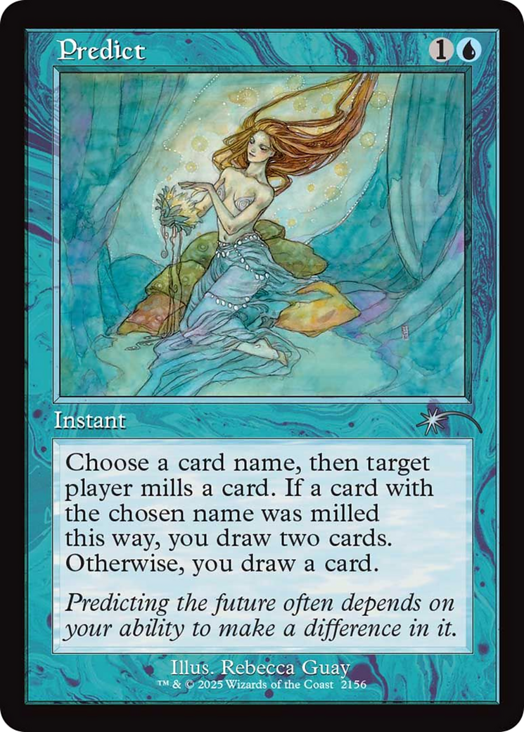 Predict (Retro Frame) [Secret Lair Drop Series] - Magic: The Gathering - Card Brawlers | Quebec | Canada |