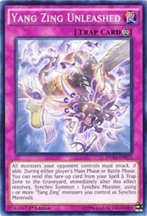 Yang Zing Unleashed [DUEA-EN075] Common - Yu-Gi-Oh! - Card Brawlers | Quebec | Canada |