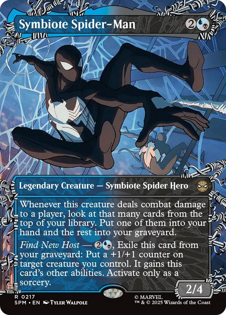 Symbiote Spider-Man (Borderless) [Marvel's Spider-Man] - Magic: The Gathering - Card Brawlers | Quebec | Canada |