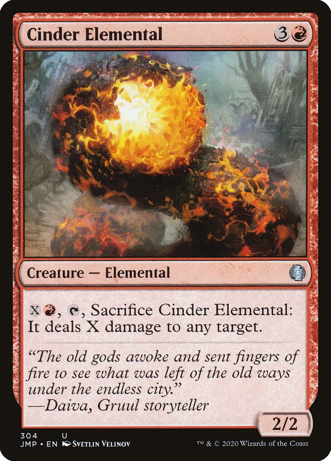 Cinder Elemental [Jumpstart] - Magic: The Gathering - Card Brawlers | Quebec | Canada |