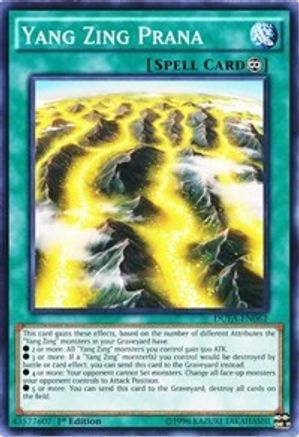 Yang Zing Prana [DUEA-EN062] Common - Yu-Gi-Oh! - Card Brawlers | Quebec | Canada |