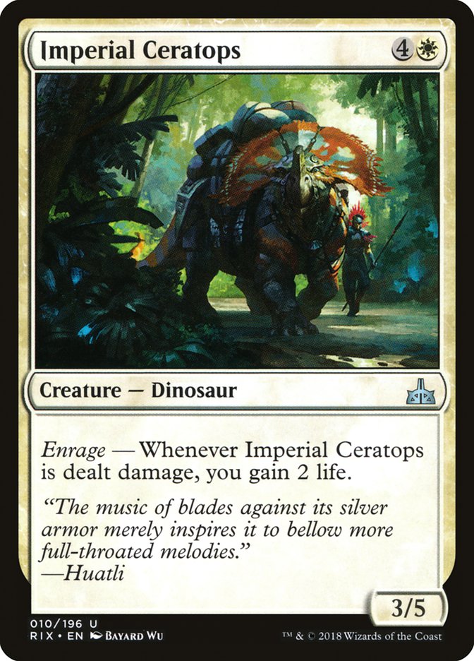 Imperial Ceratops [Rivals of Ixalan] - Magic: The Gathering - Card Brawlers | Quebec | Canada |
