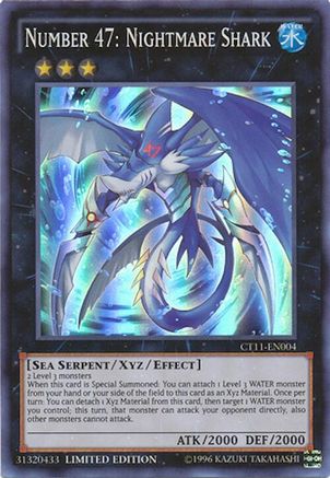 Number 47: Nightmare Shark [CT11-EN004] Super Rare - Yu-Gi-Oh! - Card Brawlers | Quebec | Canada |