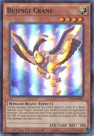 Bujingi Crane [CT11-EN005] Super Rare - Yu-Gi-Oh! - Card Brawlers | Quebec | Canada |