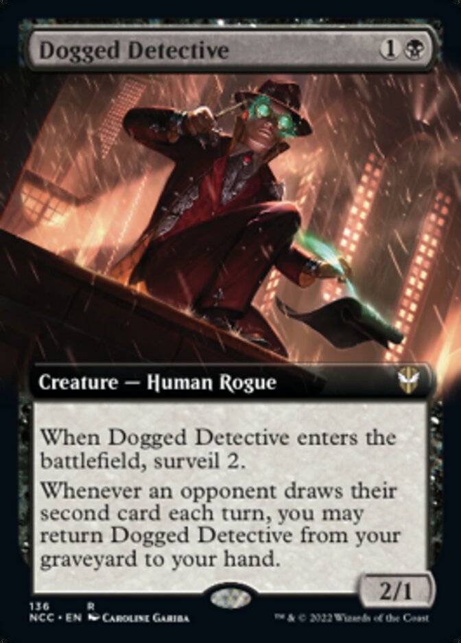Dogged Detective (Extended Art) [Streets of New Capenna Commander] - Magic: The Gathering - Card Brawlers | Quebec | Canada |