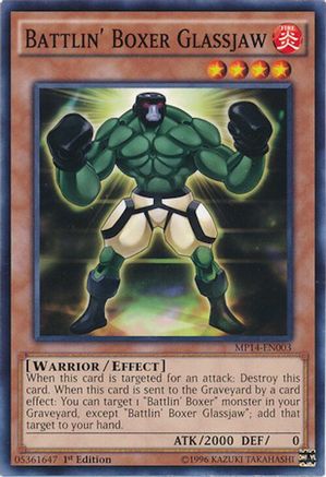 Battlin' Boxer Glassjaw [MP14-EN003] Common - Yu-Gi-Oh! - Card Brawlers | Quebec | Canada |