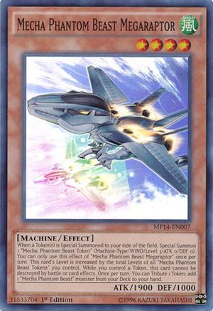 Mecha Phantom Beast Megaraptor [MP14-EN007] Super Rare - Yu-Gi-Oh! - Card Brawlers | Quebec | Canada |