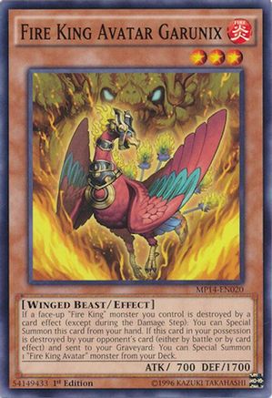 Fire King Avatar Garunix [MP14-EN020] Common - Yu-Gi-Oh! - Card Brawlers | Quebec | Canada |