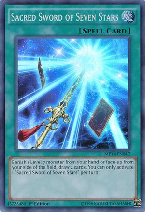 Sacred Sword of Seven Stars [MP14-EN042] Super Rare - Yu-Gi-Oh! - Card Brawlers | Quebec | Canada |