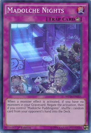 Madolche Nights [MP14-EN051] Super Rare - Yu-Gi-Oh! - Card Brawlers | Quebec | Canada |