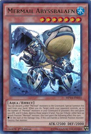 Mermail Abyssbalaen [MP14-EN055] Ultra Rare - Yu-Gi-Oh! - Card Brawlers | Quebec | Canada |