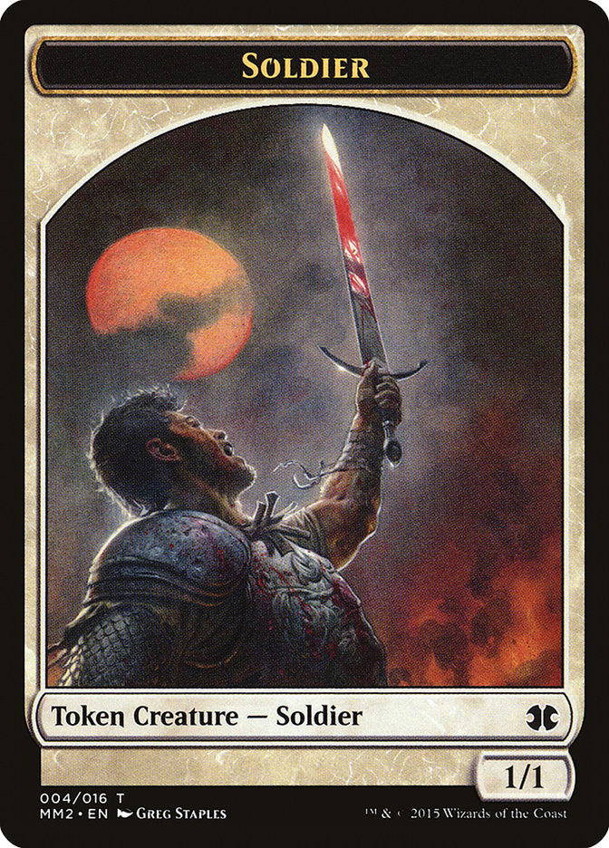 Soldier Token [Modern Masters 2015 Tokens] - Magic: The Gathering - Card Brawlers | Quebec | Canada |