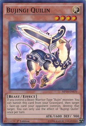 Bujingi Quilin [MP14-EN070] Super Rare - Yu-Gi-Oh! - Card Brawlers | Quebec | Canada |