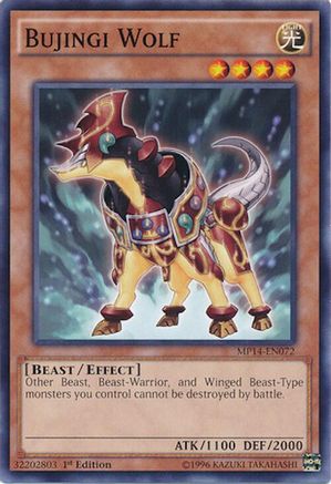 Bujingi Wolf [MP14-EN072] Common - Yu-Gi-Oh! - Card Brawlers | Quebec | Canada |