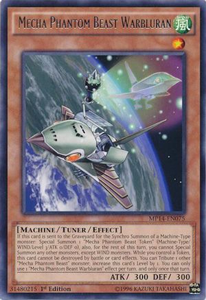 Mecha Phantom Beast Warbluran [MP14-EN075] Rare - Yu-Gi-Oh! - Card Brawlers | Quebec | Canada |