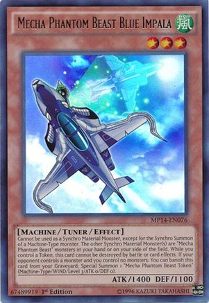 Mecha Phantom Beast Blue Impala [MP14-EN076] Ultra Rare - Yu-Gi-Oh! - Card Brawlers | Quebec | Canada |