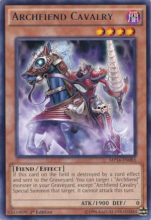 Archfiend Cavalry [MP14-EN083] Rare - Yu-Gi-Oh! - Card Brawlers | Quebec | Canada |