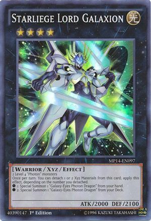Starliege Lord Galaxion [MP14-EN097] Super Rare - Yu-Gi-Oh! - Card Brawlers | Quebec | Canada |