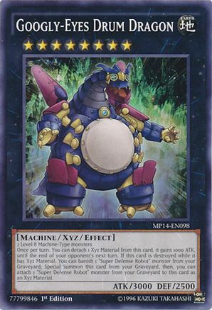 Googly-Eyes Drum Dragon [MP14-EN098] Common - Yu-Gi-Oh! - Card Brawlers | Quebec | Canada |