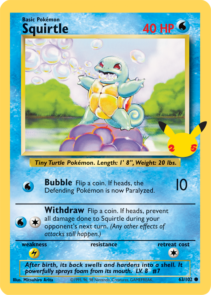 Squirtle (63/102) [Premier Pack Partenaire] 