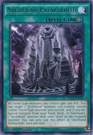 Archfiend Palabyrinth [MP14-EN105] Rare - Yu-Gi-Oh! - Card Brawlers | Quebec | Canada |