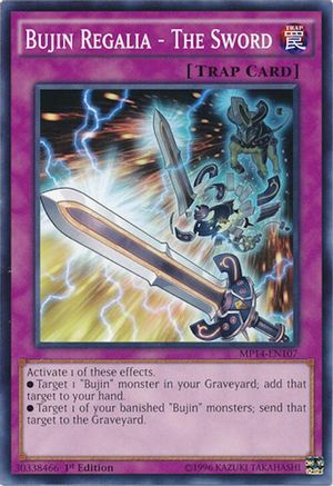 Bujin Regalia - The Sword [MP14-EN107] Common - Yu-Gi-Oh! - Card Brawlers | Quebec | Canada |