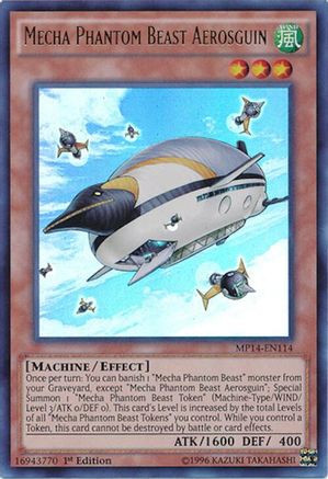 Mecha Phantom Beast Aerosguin [MP14-EN114] Ultra Rare - Yu-Gi-Oh! - Card Brawlers | Quebec | Canada |