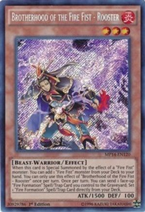 Brotherhood of the Fire Fist - Rooster [MP14-EN120] Secret Rare