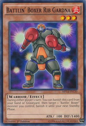 Battlin' Boxer Rib Gardna [MP14-EN130] Common - Yu-Gi-Oh! - Card Brawlers | Quebec | Canada |