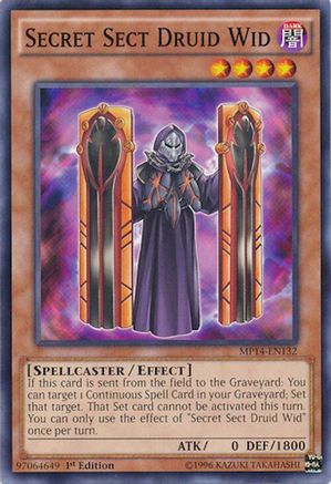 Secret Sect Druid Wid [MP14-EN132] Common - Yu-Gi-Oh! - Card Brawlers | Quebec | Canada |