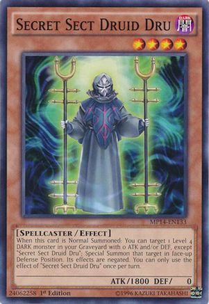Secret Sect Druid Dru [MP14-EN133] Common - Yu-Gi-Oh! - Card Brawlers | Quebec | Canada |