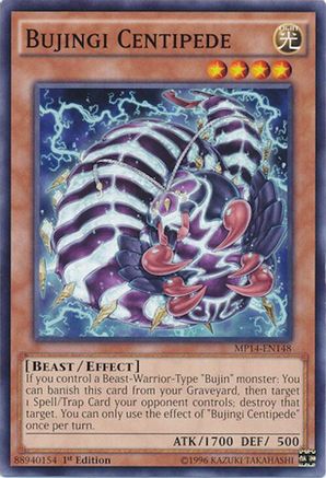 Bujingi Centipede [MP14-EN148] Common - Yu-Gi-Oh! - Card Brawlers | Quebec | Canada |