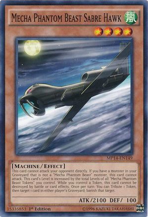 Mecha Phantom Beast Sabre Hawk [MP14-EN149] Common - Yu-Gi-Oh! - Card Brawlers | Quebec | Canada |