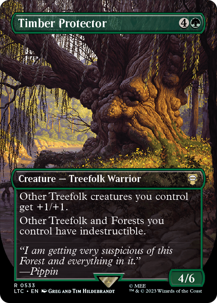 Timber Protector (Borderless) [The Lord of the Rings: Tales of Middle-Earth Commander] - Magic: The Gathering - Card Brawlers | Quebec | Canada |