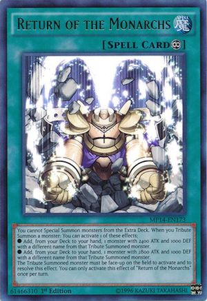 Return of the Monarchs [MP14-EN173] Ultra Rare - Yu-Gi-Oh! - Card Brawlers | Quebec | Canada |