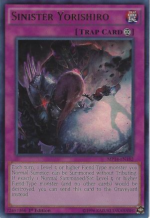 Sinister Yorishiro [MP14-EN182] Ultra Rare - Yu-Gi-Oh! - Card Brawlers | Quebec | Canada |